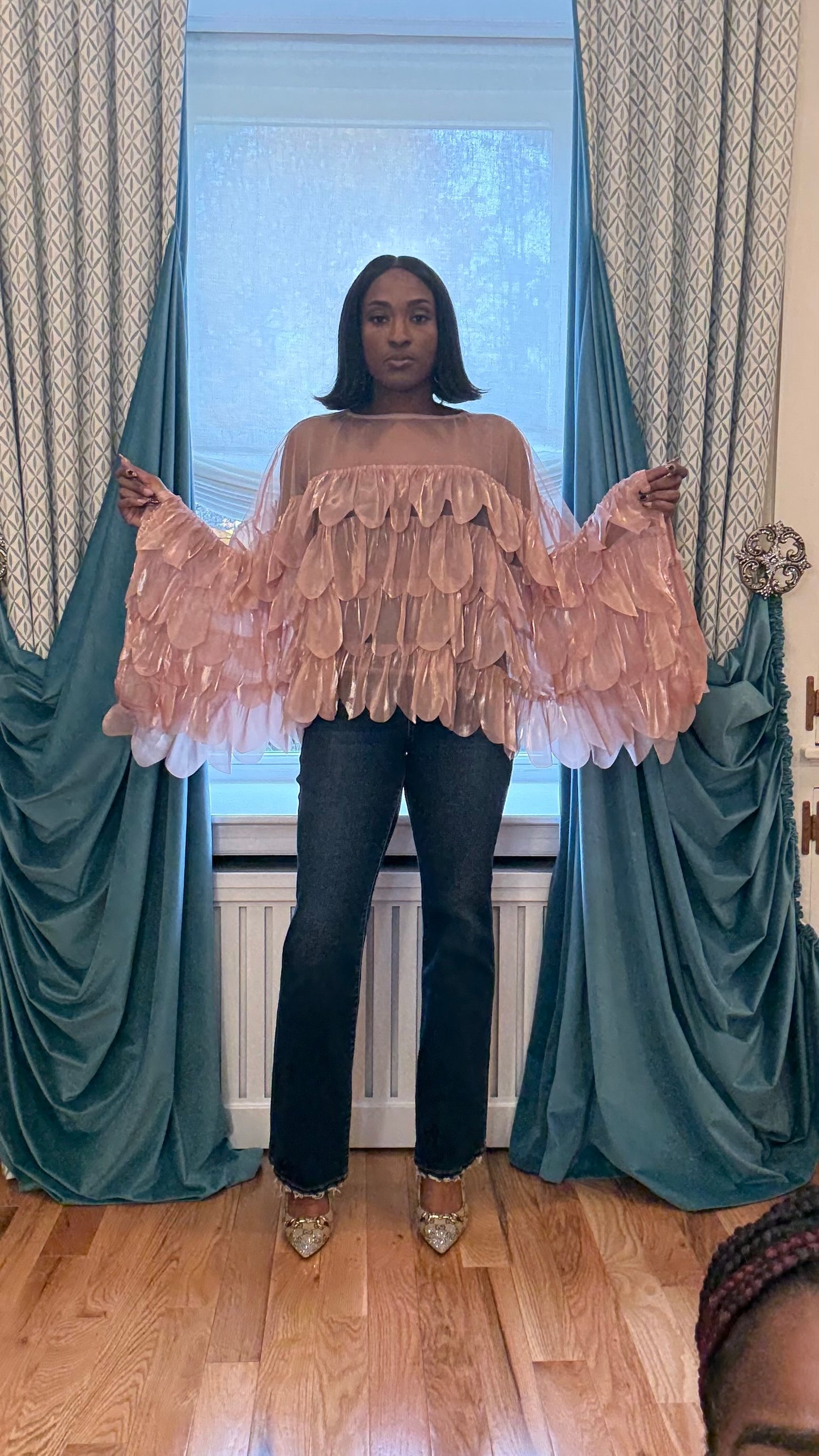 She's So Chic Blouse - Mauve